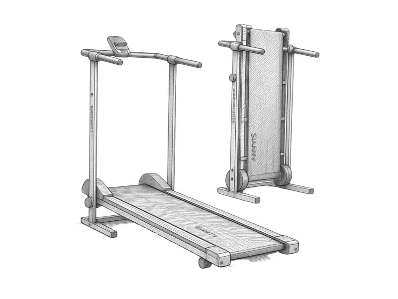 Sunny Health Manual Treadmill